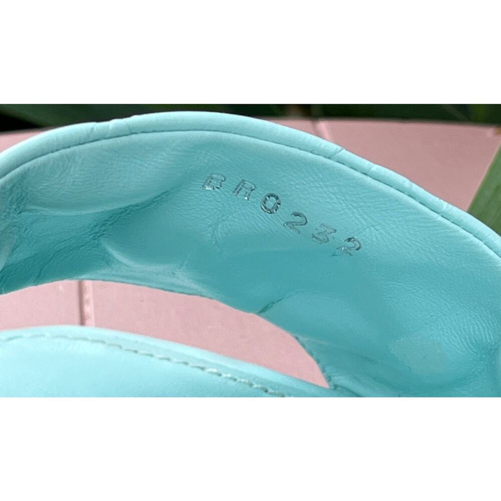 LOUIS VUITTON Revival Mules Heels LV MG Sandals Leather NEW w/box Sz 39 #BR0232 - Picture 11 of 12